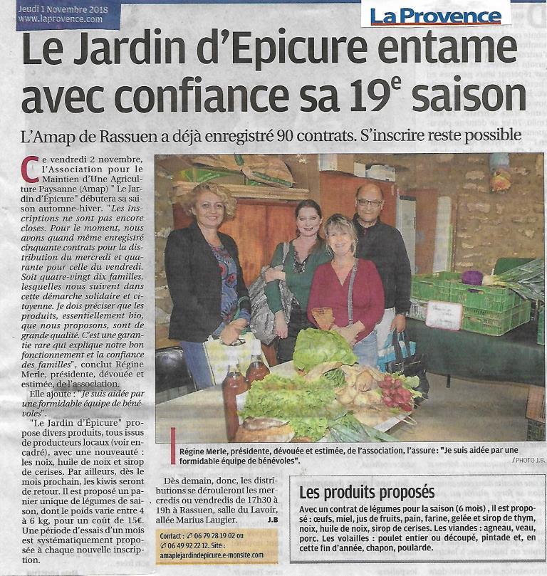 Amap 19 saison